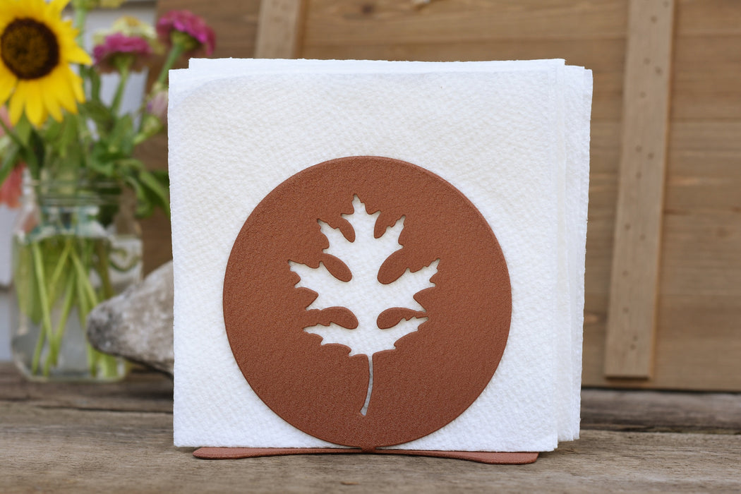 cooper oak leaf napkin holder