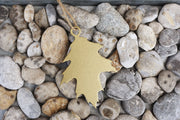Gold black oak ornament