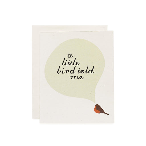 A Little Bird Told Me Card
