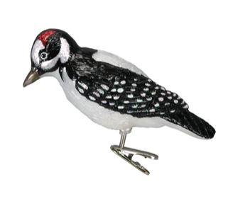 Hairy Woodpecker Ornament with clip