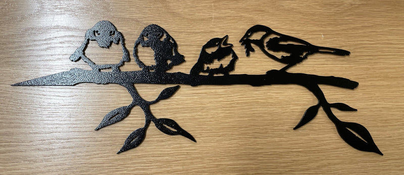 Black-Capped Chickadees Tree Stake