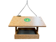 Fly Thru Recycled Feeder - 9" x 10" side view