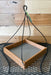 Hanging Tray Recycled Feeder 9"x 9" in tan