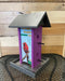 Songbird Feeder in Gray and Purple