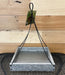 Hanging Tray Recycled Feeder -  9" x 9" in Marble Gray