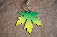Fall color Silver Maple Leaf Ornament