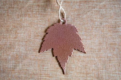 Red Maple #1 Leaf Ornament