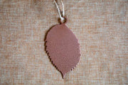 elm leaf ornament