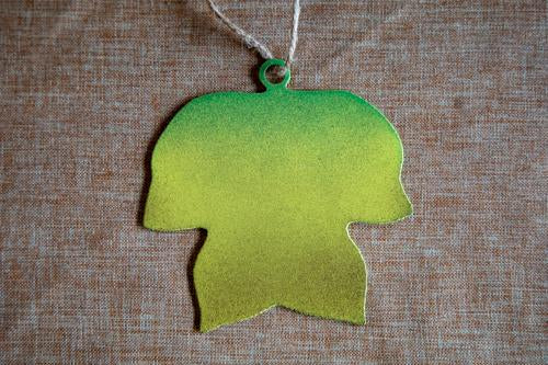 fall color Tulip Tree Leaf Ornament
