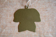 gold Tulip Tree Leaf Ornament