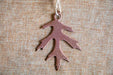 copper wrinkle black oak ornament
