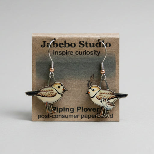 Piping Plover earrings