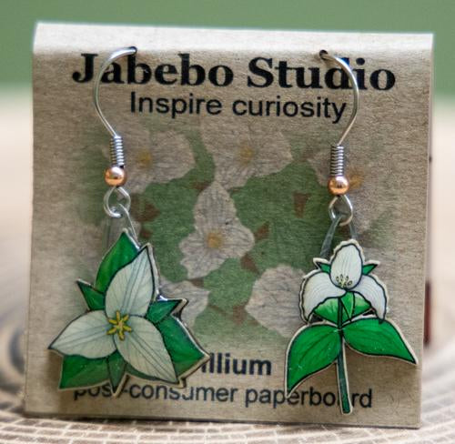 Jabebo trillium earrings