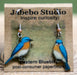 Jabebo eastern bluebird earrings