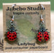 lady bug earrings
