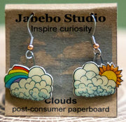 cloud earrings