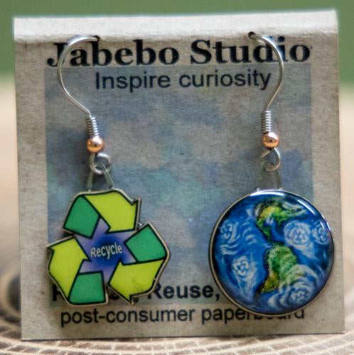 Reduce, Reuse, Recycle Earrings — Nature Niche