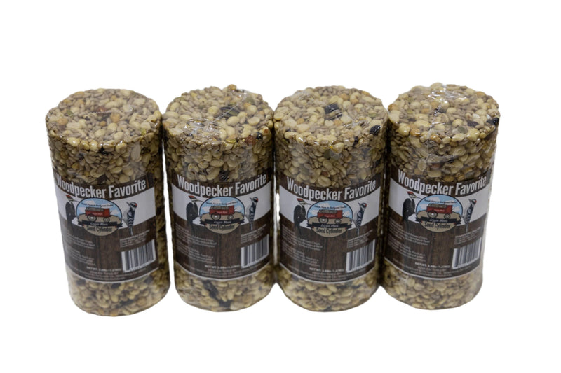 4 Pack Woodpecker Favorite Seed Cylinder