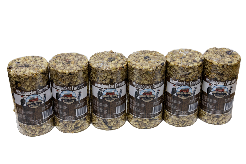 6 Pack Woodpecker Favorite Seed Cylinder