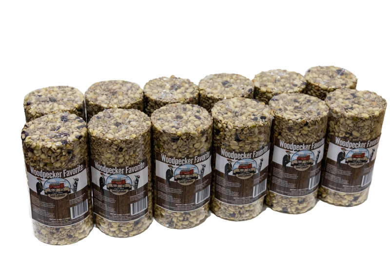 12 Pack Woodpecker Favorite Seed Cylinder