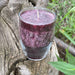 Raspberry Fields Candle on log