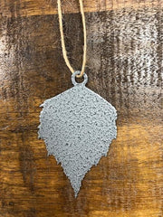 Paper Birch Leaf Ornament
