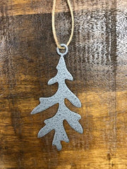 White Oak #5 Leaf Ornament