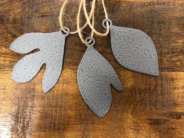 Sassafras Trio Leaf Ornaments