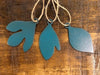 Sassafras Trio Leaf Ornaments