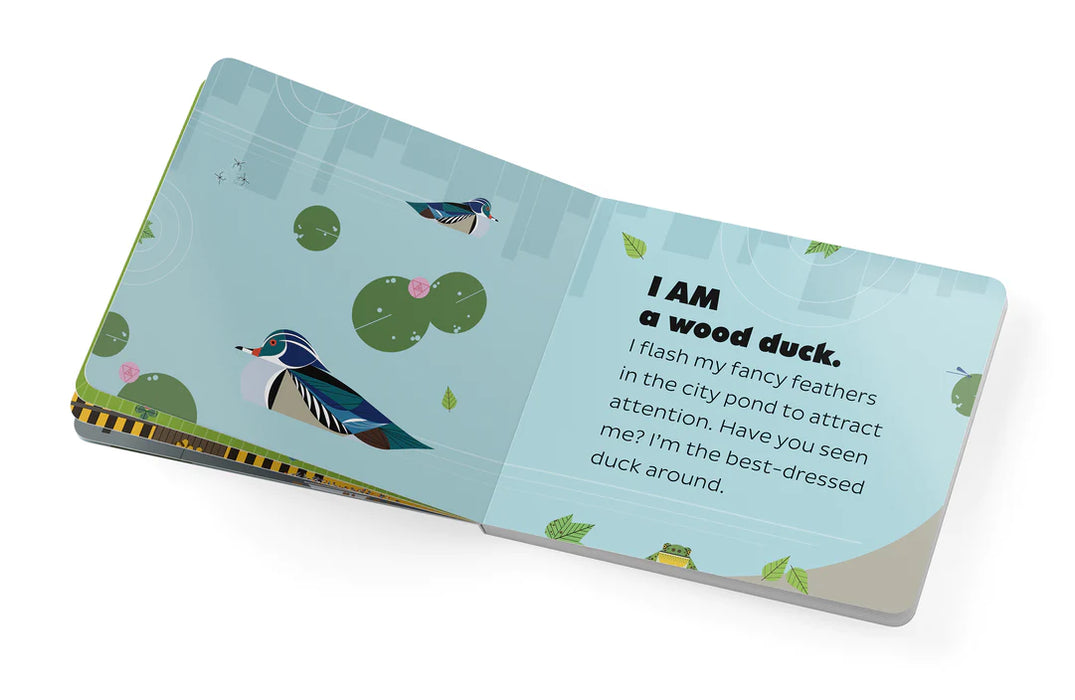 Charley Harper’s I Am Wild in the City Board Book - inside panel
