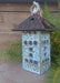 Square Lantern with Dragonfly Dance Design - Artic Blue -Large