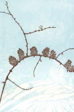Gwen Frostic: Larch Holiday Card Set