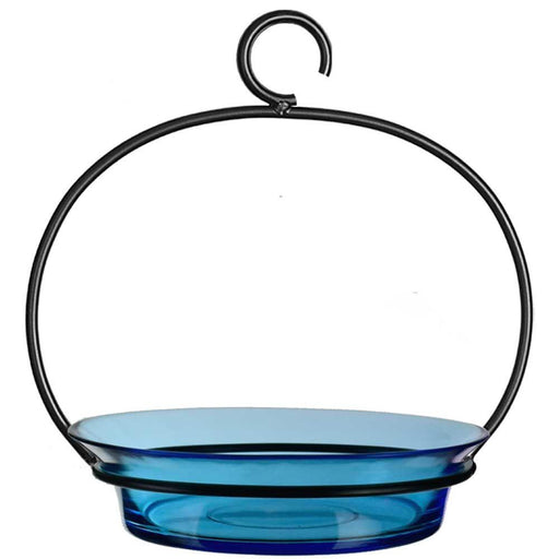 Cuban Hanging Bird Bath Or Feeder Aqua