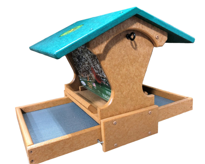 Mini Magnet Post Mount Recycled Feeder