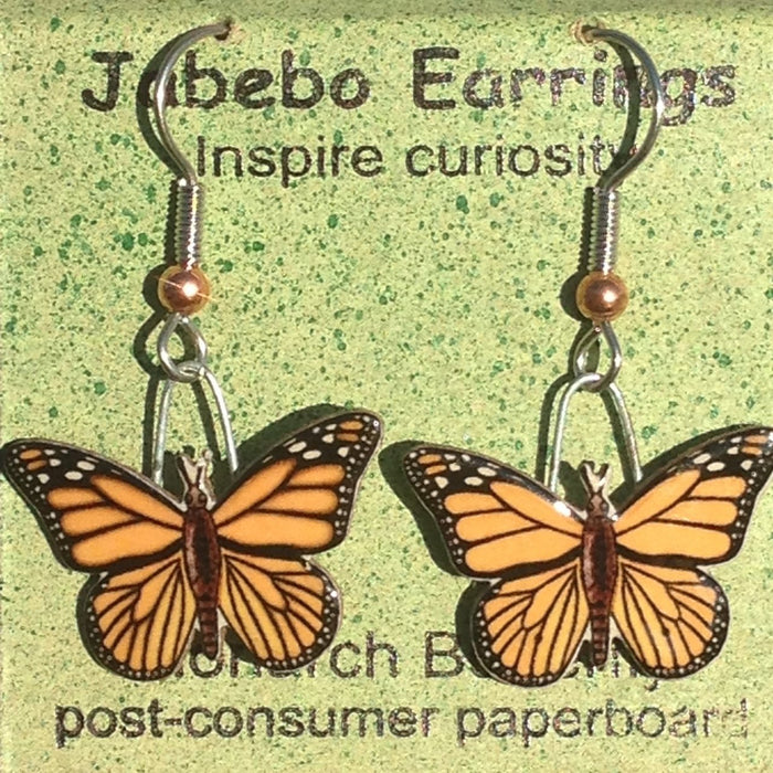 Jabebo monarch earrings