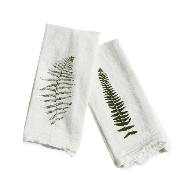 Wood Fern and Resurrection Fern Napkin Set