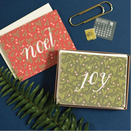 Joy and Noel boxed set of 8 styled view