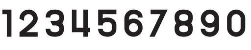 san serif font numbers