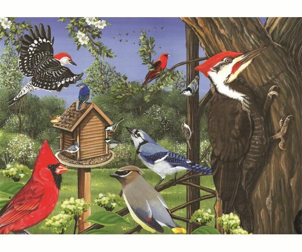 Around the Bird Feeder Tray Puzzle