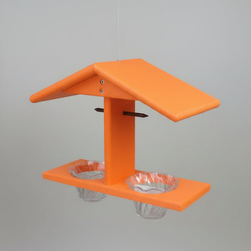 Double Oriole feeder - front view