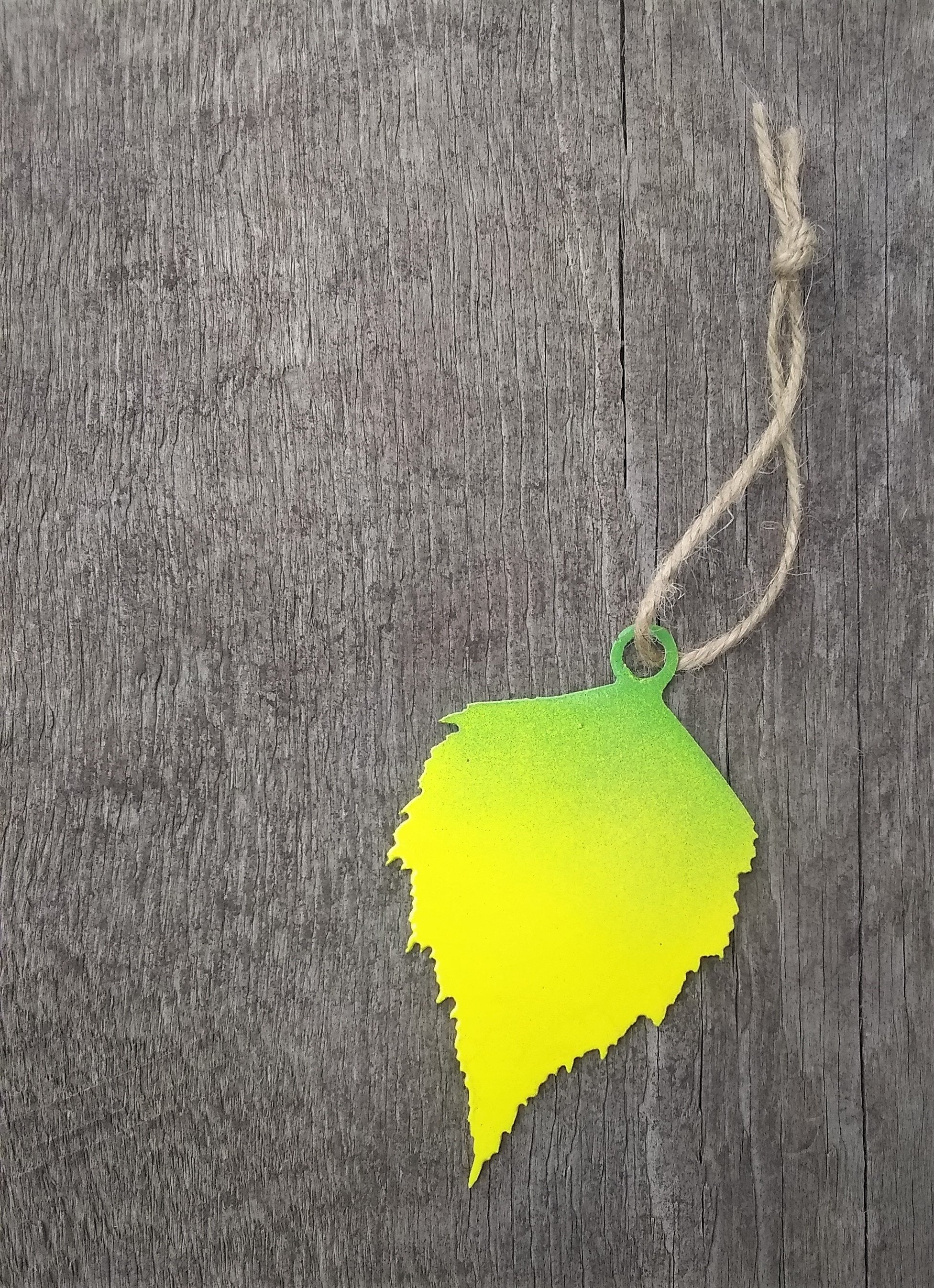 Paper Birch Leaf Ornament - Thumbnail 2