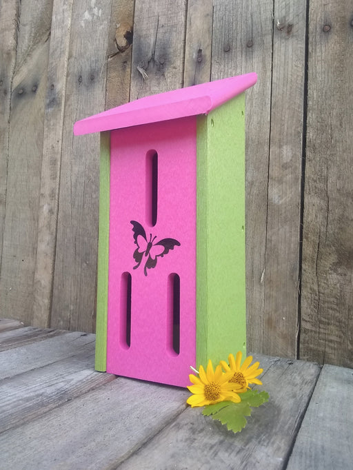 Pink and Lime Butterfly house