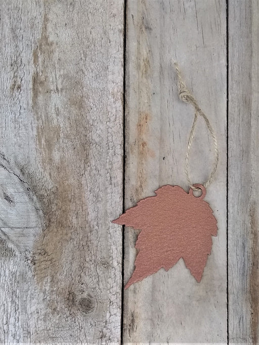 Red Maple #2 Leaf Ornament - Copper Wrinkle