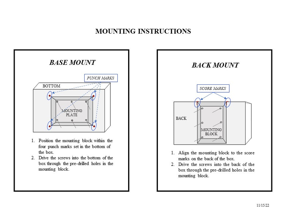 roost box mounting instructions