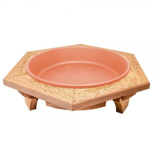 Mini Garden Bird Bath Tan