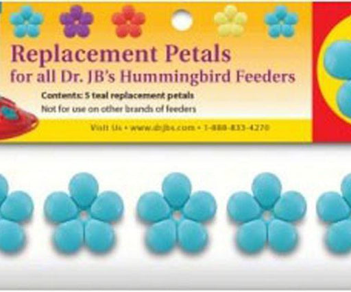Teal Replacement Petals for Dr. JB's Hummingbird Feeders