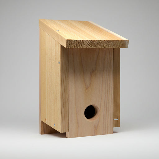 Convertible Cedar Roosting House and Bluebird House
- roosting box option