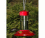 Dr. JB's 16 oz Clean Hummingbird Feeder - Red with Yellow Flowers