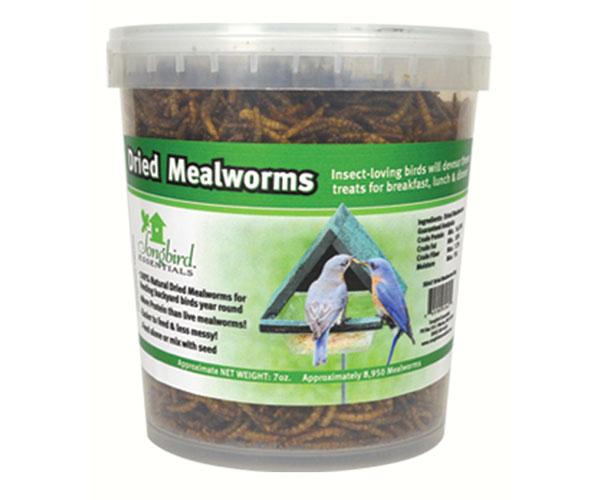 16 oz Tub of Dried Mealworms