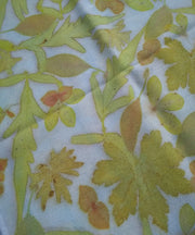 Silk/Wool Blend Scarf - Acid-Sumac, Scented Geranium, Eucalyptus, Cranes Bill, Baptista